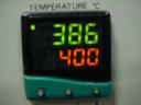 Temp between 350 and 400 degees C
